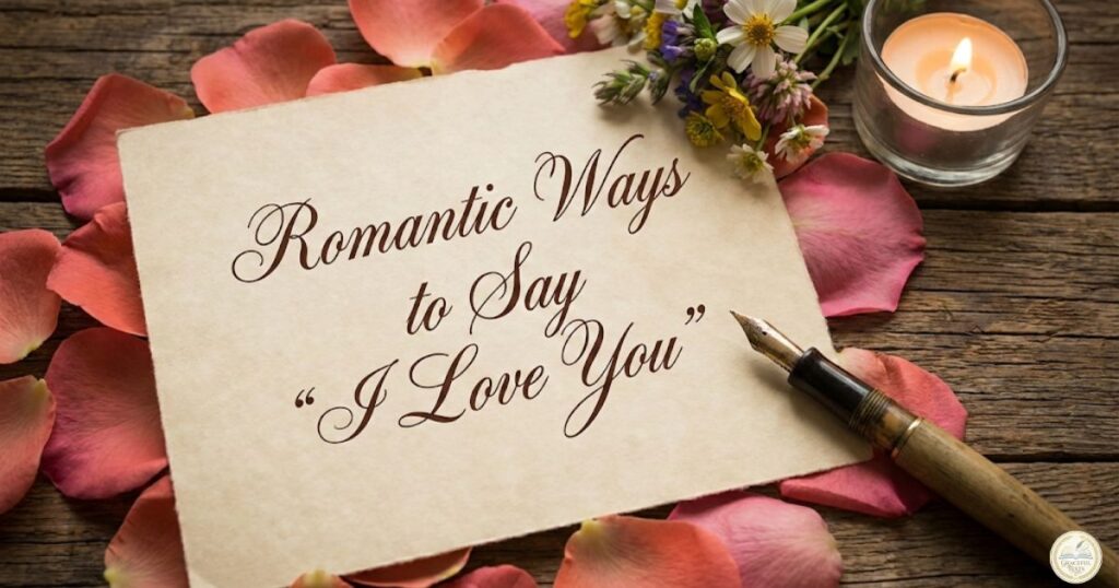 Romantic Ways to Say “I Love You”