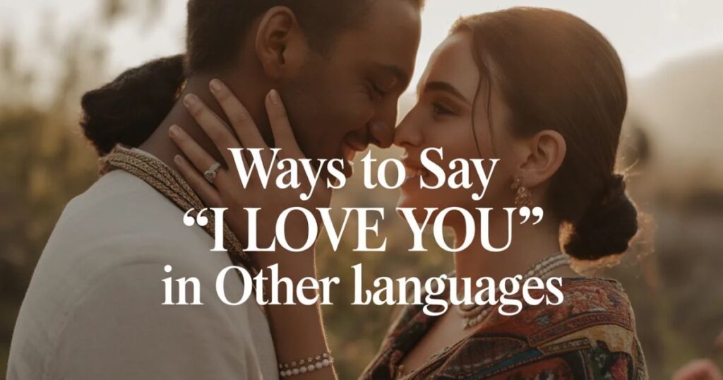 Ways to Say “I Love You” in Other Languages
