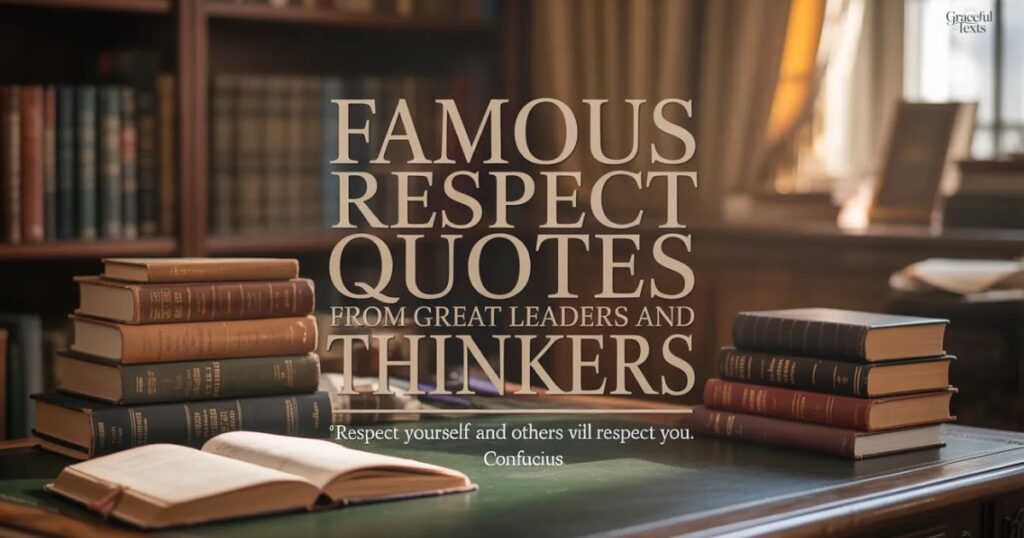 Famous Respect Quotes from Great Leaders and Thinkers